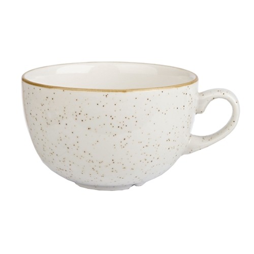 TASSE À THÉ / TASSE À CAPPUCCINO COULEUR ORGE BLANC CONT. 34CL. PIERRE DE CHURCHILL