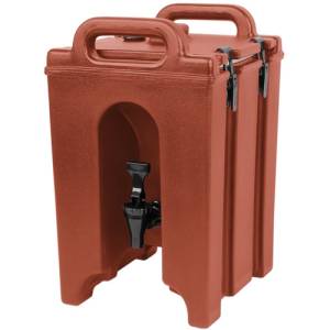 CAMTAINER 100LCD OHNE DIP-TAP-INHALT. 5,7 LITER GRÖSSE. 29X26,5CM. HGT.44CM. FARBE ZIEGELROT CAMBRO