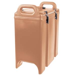 CAMTAINER 350LCD WITHOUT NO DIP TAP CONT. 12.7 LITER DIMENSIONS 42X23CM. HGT. 47CM. COLOR COFFEE BEIGE CAMBRO