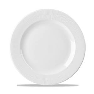 Bord footed diam. 27.6cm. Churchill Bamboo White