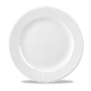 Bord diam. 27.6cm. Churchill Bamboo White