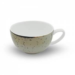 CAPPUCCINO-TASSENGRÖSSE 340 ml. SATURNO NATURFARBE WEISS