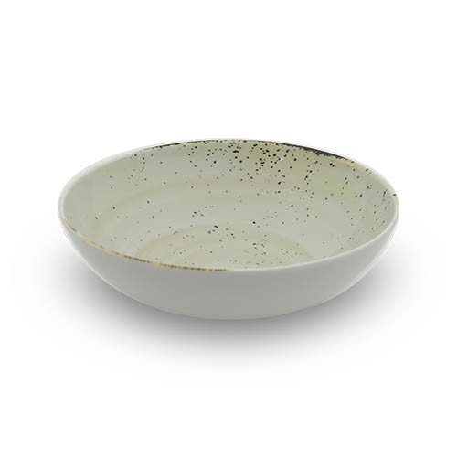 COUPE PLATE DEEP M DIAM. 18CM. SATURNO NATURE COLOR WHITE