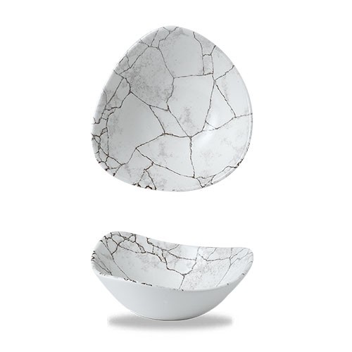 Kom Lotus inh. 37cl. Churchill Studio Prints Kintsugi Agate Grey