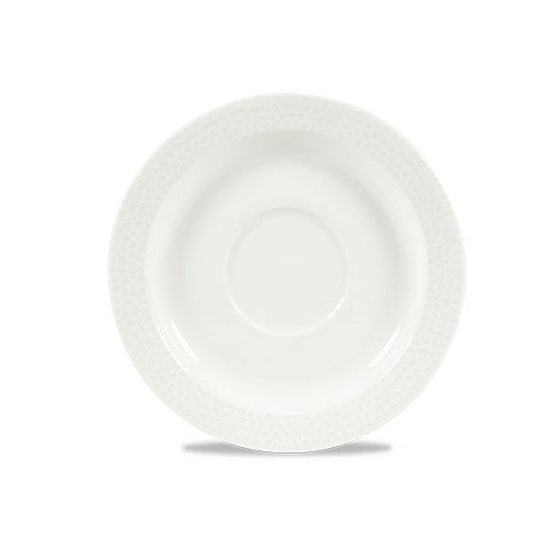SAUCER DIAM. 15CM. CHURCHILL ISLA WHITE