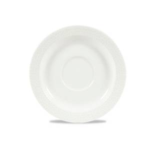 SAUCER DIAM. 15CM. CHURCHILL ISLA WHITE