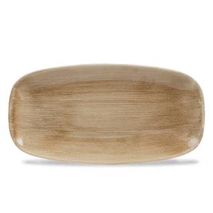 CHEFS OBLONG BOARD SIZE. 30x19.9CM. CHURCHILL STONECAST PATINA ANTIQUE TAUPE