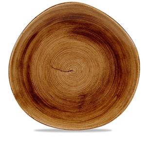 Bord rond trace diam. 28.6cm Churchill Stonecast Patina Vintage Copper