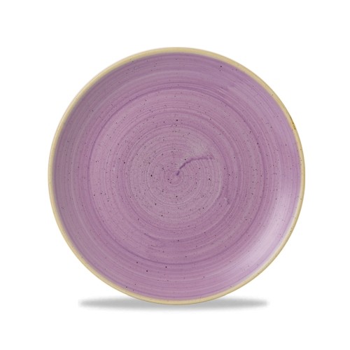 COUPE PLATE EVOLVE DIAM. 26CM. CHURCHILL STONECAST LAVENDER