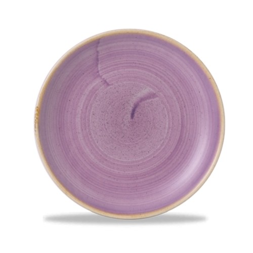COUPE PLATE DIAM. 16.5CM. CHURCHILL STONECAST LAVENDER