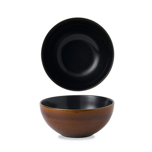BOWL DEEP COLOR SIENA BROWN CONTENT. 107.5CL. CHURCHILL NOURISH