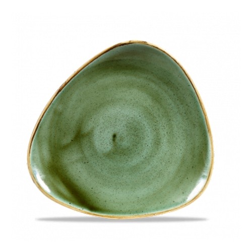 Bord Lotus afm. 22.9cm. Churchill Stonecast Samphire Green