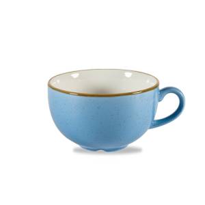 TEA CUP / CAPPUCCINO CUP CONTENT. 34CL CHURCHILL STONECAST CORNFLOWER BLUE