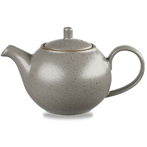 Theepot inh. 85.2cl. Churchill Stonecast Peppercorn Grey