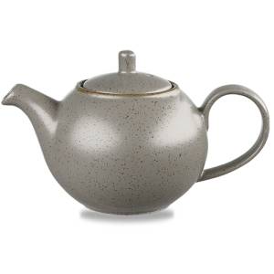Theepot inh. 85.2cl. Churchill Stonecast Peppercorn Grey