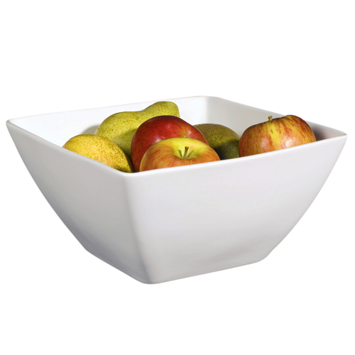 SCALE SQUARE GLANDON DIM. 20X20X9.8CM PORCELAIN COLOR WHITE