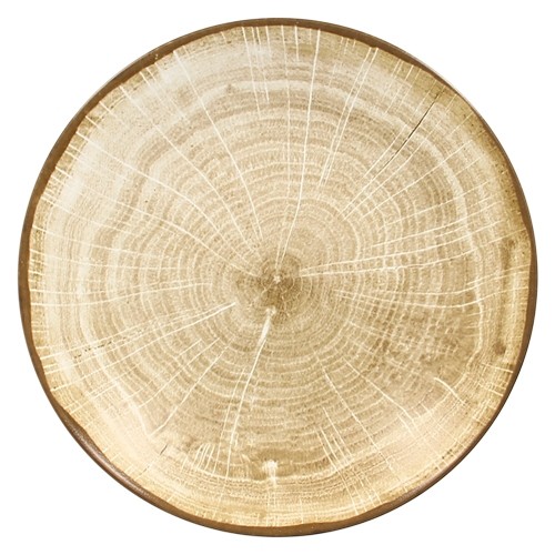 COUPE BOARD DEEP DIAM. 23CM. COLOR MOSS GREEN WOODART RAK PORCELAIN