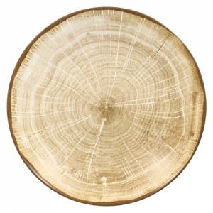 COUPE PLANCHE PROFONDE DIAM. 23CM. COULEUR VERT MOUSSE WOODART RAK PORCELAINE