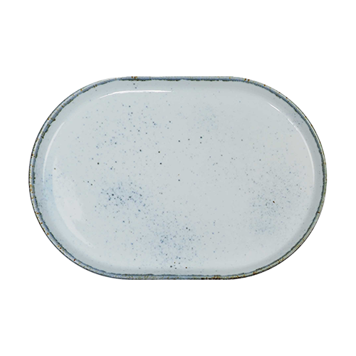 ASSIETTE OVALE DIM. 29X20CM. MOODS JOYFUL COULEUR BLEU NOVA