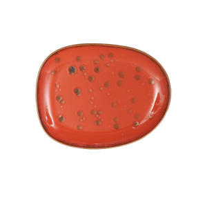 Bord smal afm. 22x18cm. Moods Mature kleur Terracotta Nova