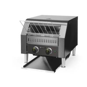 Doorloop broodrooster zwart dubbel 230v. 2240w. Hendi