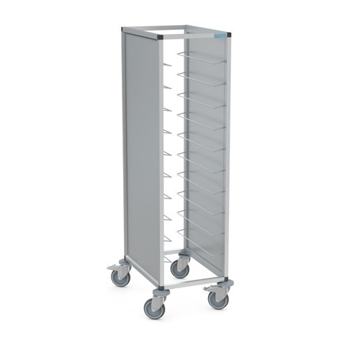 Dienbladen/afruimwagen 1-compartiment Euronorm 1/6 h. 145cm. Hupfer