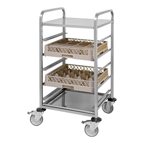 Regaalwagen tbv korven afm. 50x50cm. 5 regalen