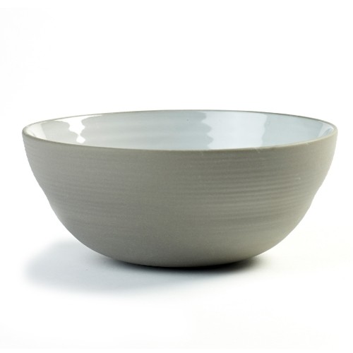 SERVING BOWL XL DIAM. 15CM. DUSK ANTHRACITE GRAY WHITE SERAX