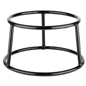 Buffetverhoger diam. 18cm. h. 10cm. metaal zwart