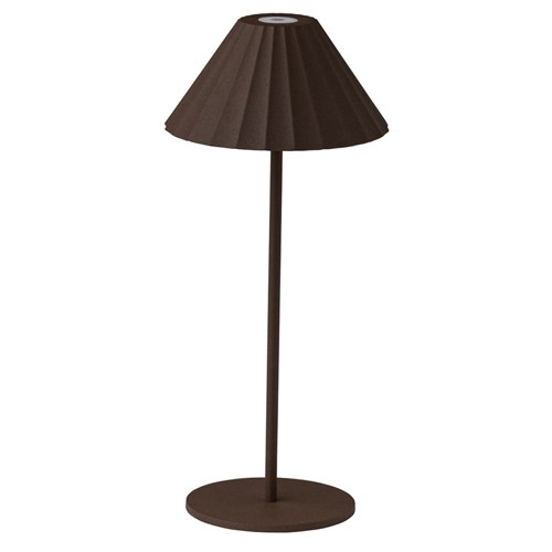 LAMP LONDON DIAM. 14CM. HG T. 33CM. BROWN