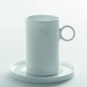 Kop en schotel ristretto diam. 4,3cm. HG. 7cm. geometry a. van hoey Serax