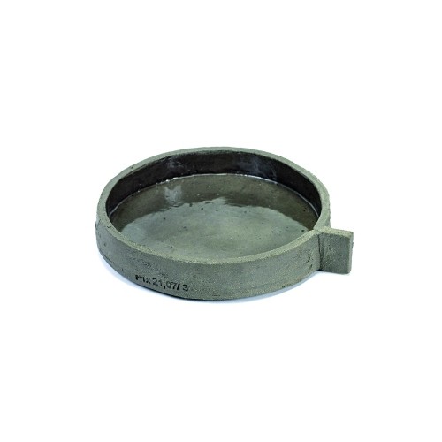 Bord diam. 21cm. HG. 3cm. Cement FCK f. gautier Serax