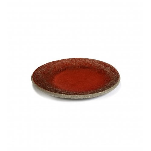 ASSIETTE GRANDE DIAM. 28CM. PATCH ROUGE FCK F. GAUTIER SERAX