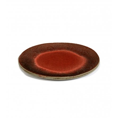 ASSIETTE GRANDE DIAM. 28CM. PATCH ROUGE FCK F. GAUTIER SERAX