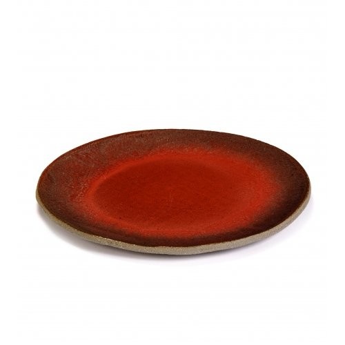 ASSIETTE GRANDE DIAM. 28CM. PATCH ROUGE FCK F. GAUTIER SERAX