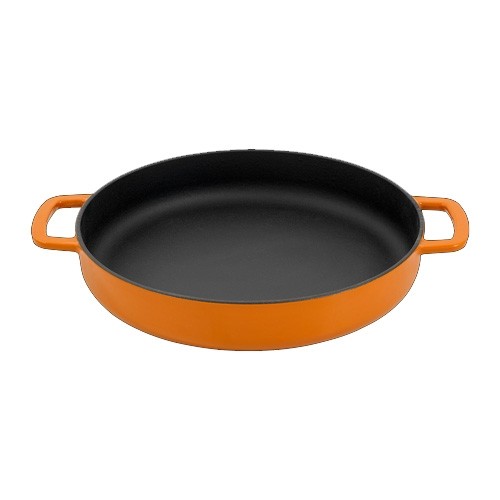 Braadpan Sous-Chef 2 handvaten diam. 28cm. oranje Combekk