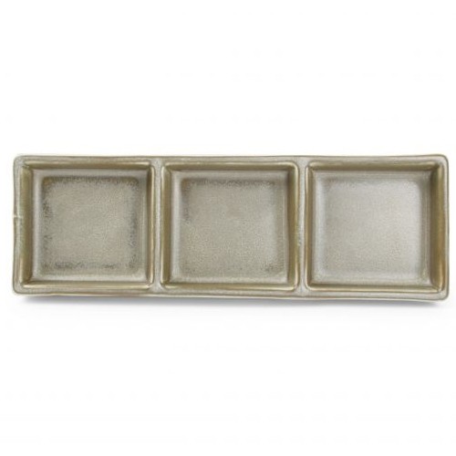 SERVIERTELLERGRÖSSE. 24X8CM. GRÜNER USKO F2D