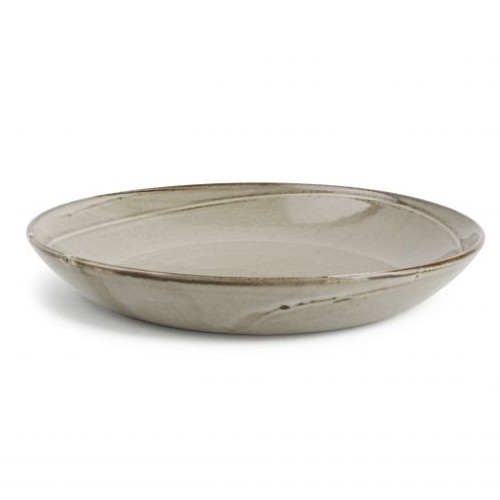ASSIETTE PROFONDE DIAM. 24,5 cm. H4CM. CERES GRIS F2D