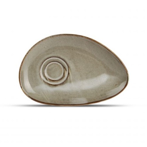 PLAT DIM. 20X13CM. CERES GRIS F2D