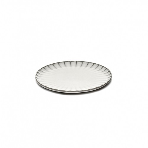 Bord plat diam. 18cm.h1,7cm. kleur wit inku tableware sergio herman Serax
