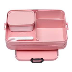 Lunchbox bento tab Large 255x170x65mm. - nordic pink - Mepal