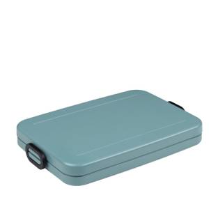 LUNCH BOX TAB FLAT 255X170X33MM. - NORDIC GREEN - MEPAL