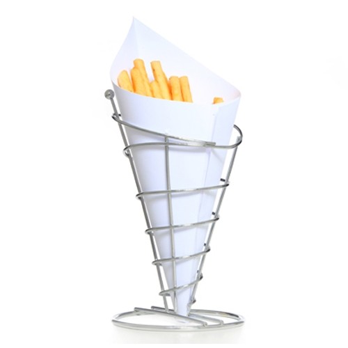 Friteszakhouder HG. 22cm. rvs