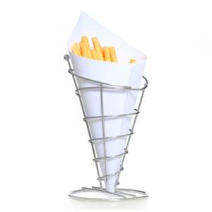 PORTE SAC FRITES HG. 22CM. acier inoxydable