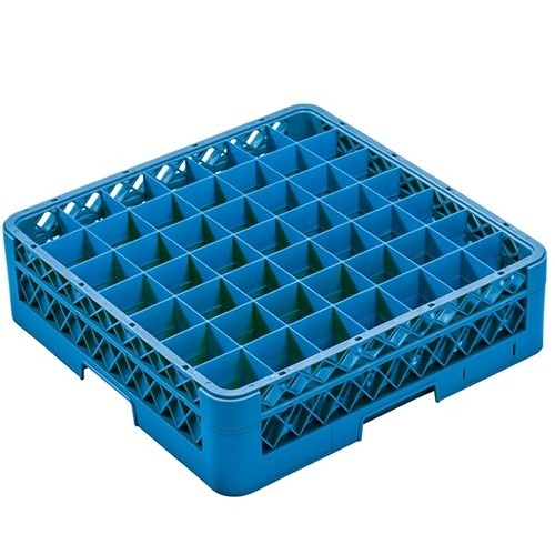 Vaatwaskorf tbv bekers 49-vaks | diam. 6,3cm. en hgt. 24cm. | afm. 50x50x26,5cm. Cleaningrack