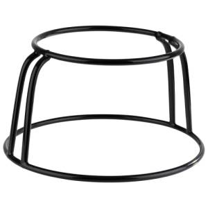 Buffetverhoger diam. 23cm. diam. 30,5cm. hgt. 17cm. zwart