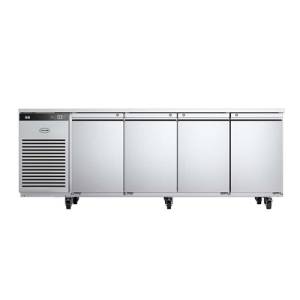 ÉTABLI RÉFRIGÉRATEUR 4 PORTES EP1/4H INOX/ALU FOSTER