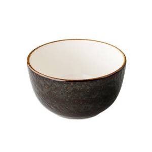 Kom diam. 13cm. inh. 60cl. Jersey bruin Q Authentic