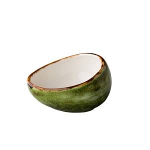 Sauskom driehoekig diam. 8,5cm. inh. 11cl. Jersey groen Q Authentic