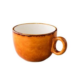 Latte kop inh. 35cl. Jersey oranje Q Authentic